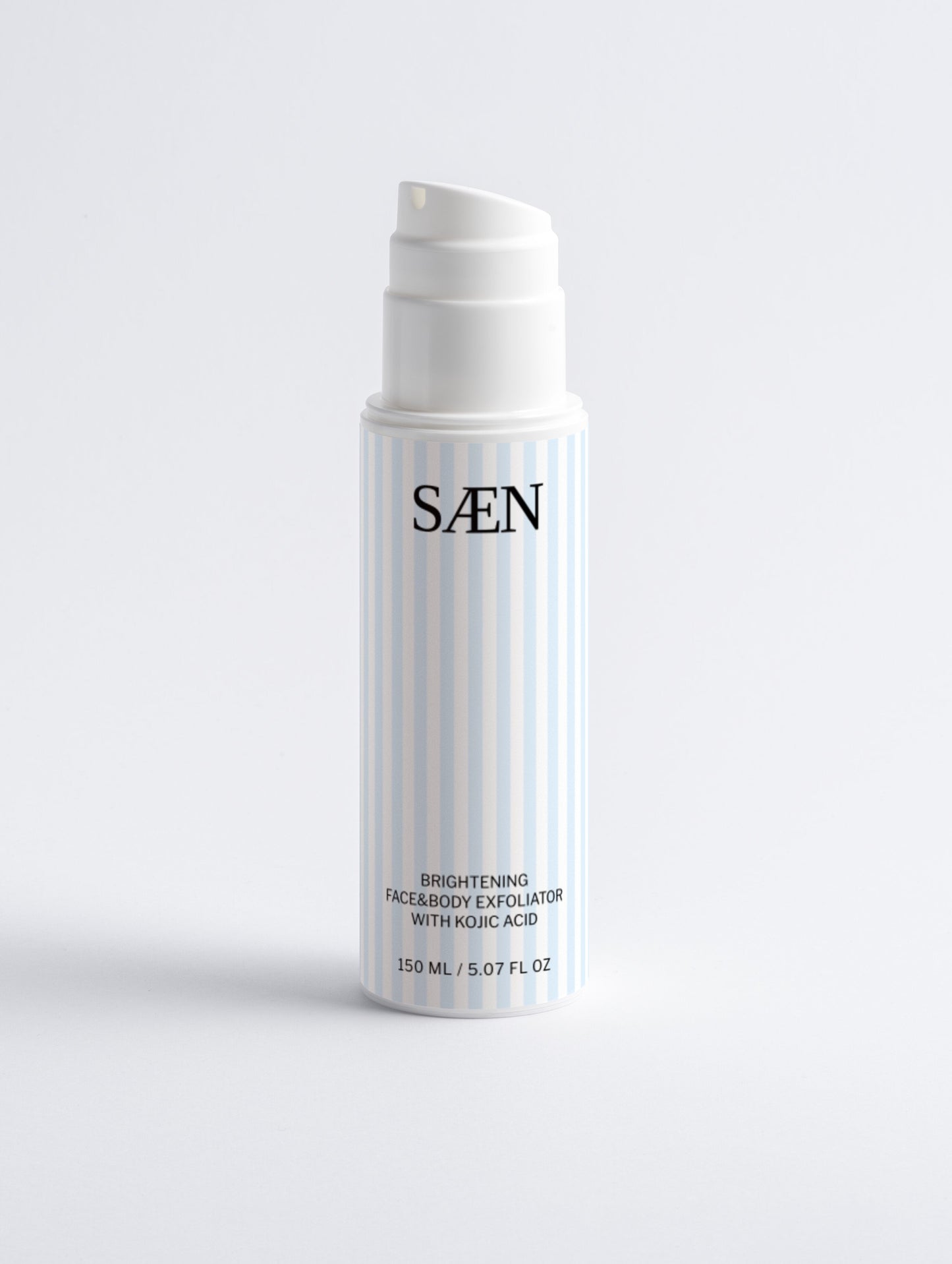 Selfnamed Brightening Face and Body Exfoliator with Kojic Acid, creamy texture and natural ingredients for smooth, radiant skin.