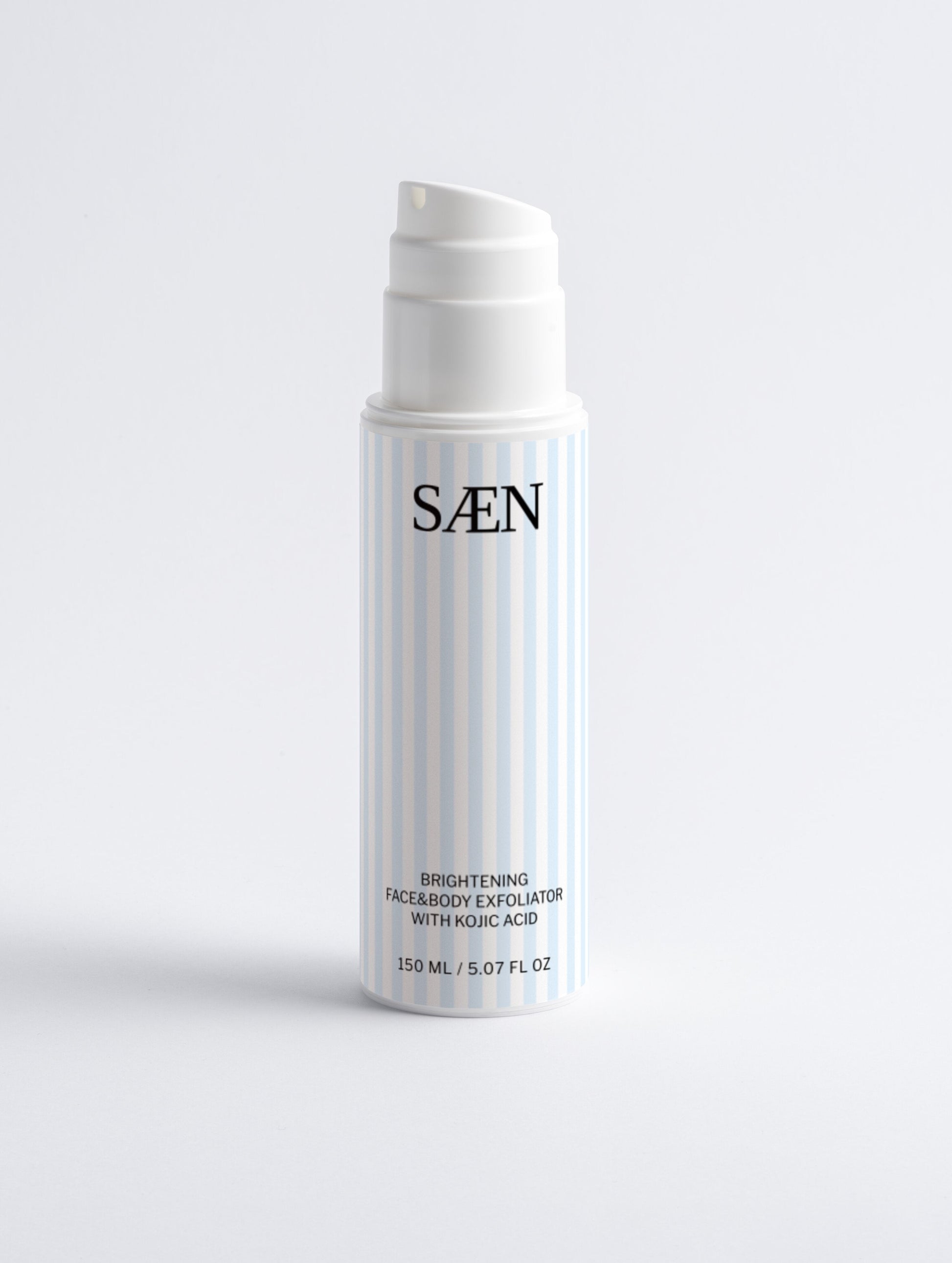 Selfnamed Brightening Face and Body Exfoliator with Kojic Acid, creamy texture and natural ingredients for smooth, radiant skin.
