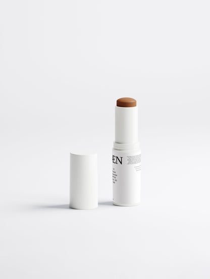 Selfnamed CC Cream Ceramide SPF30 Stick in 30 Tan, a portable makeup stick with sun protection and skin-nourishing ingredients.