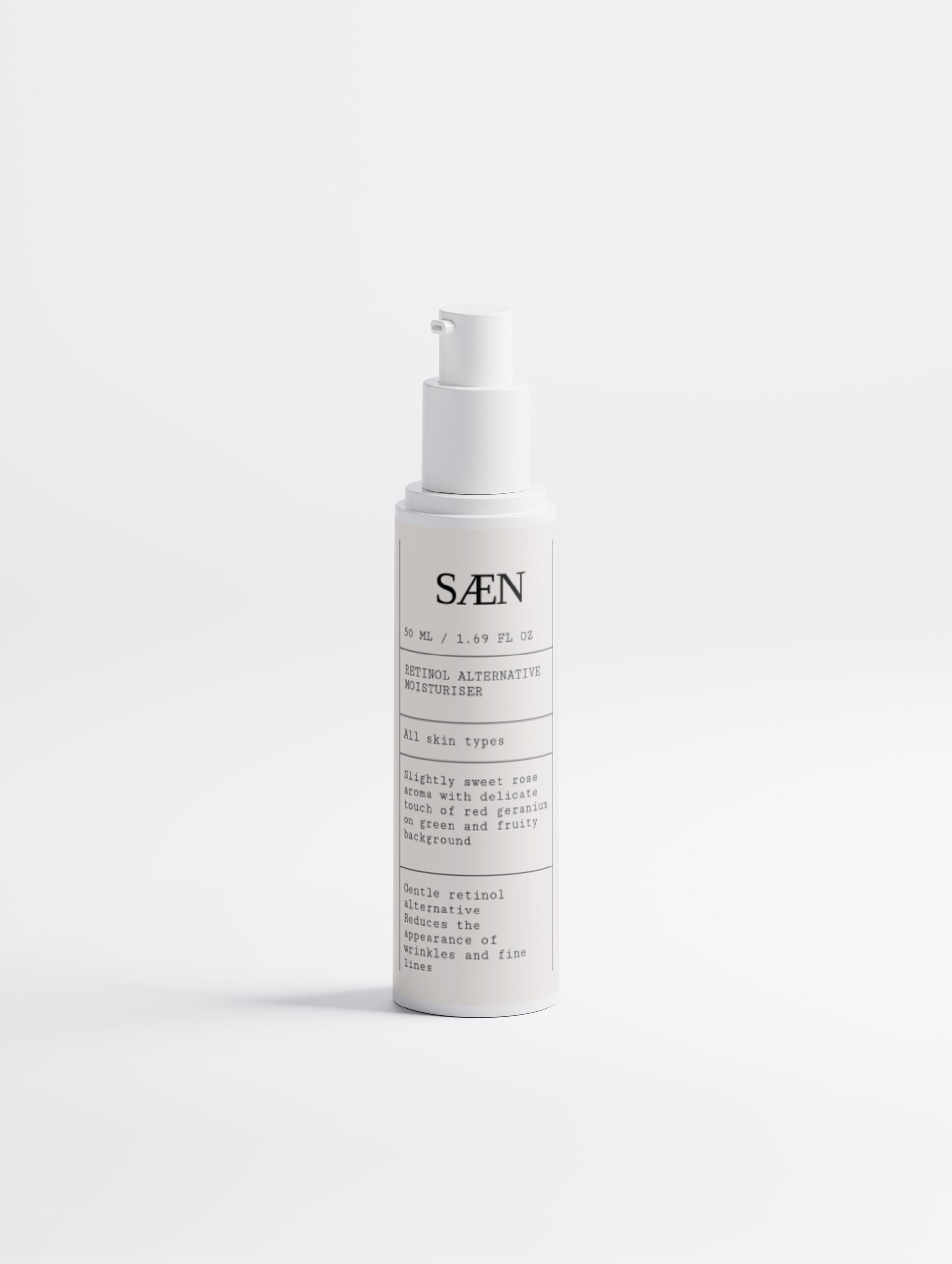 Selfnamed retinol alternative moisturizer in a sleek jar, showcasing a nourishing skincare product for smooth, hydrated skin.